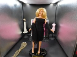tonner emme black sheer dress view